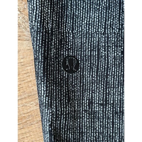 Lululemon Athletica Jet Crop Burlap Pattern Dune Relax Jogger Pants Women's Sz M - Picture 3 of 8